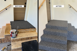 Resin-Rock-before-after-stairs