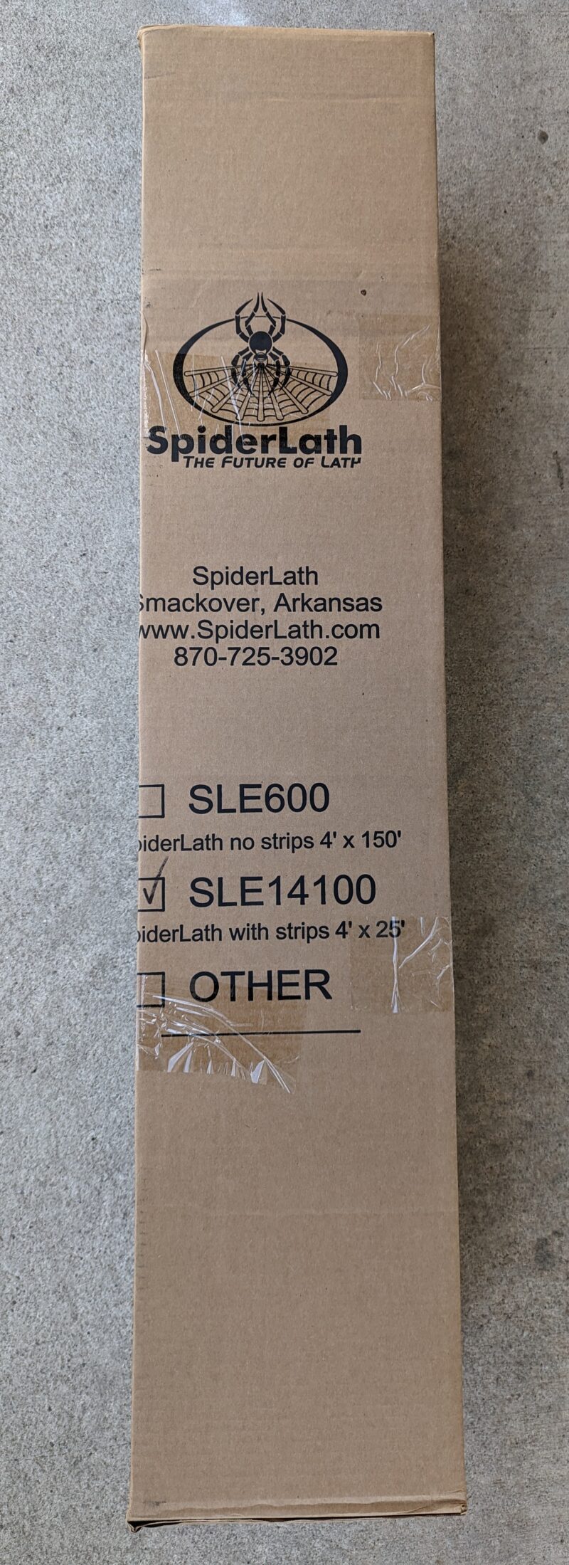 Spiderlath 100 With Strips in the box it comes in