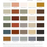 Surecrete master color chart color packs