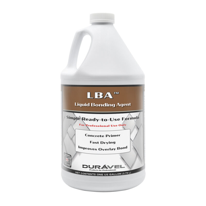 Durável LBA 1 gal, a concrete primer and overlay bond enhancer, pairs perfectly with Durável Concrete Cleaner for optimal surface prep and professional results.