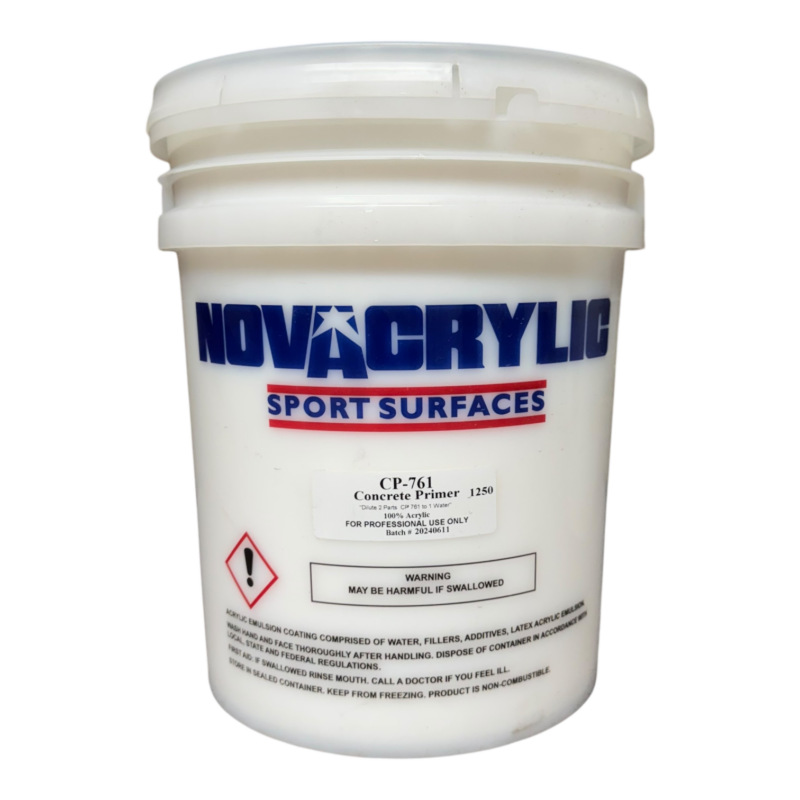 Nova Primer CP761 is a quality primer essential for achieving a smooth tennis court finish.